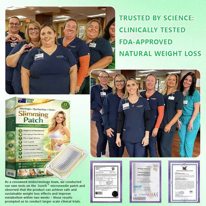 NEW 2026 UPGRADE🏆 Berberine Slimming Microneedle Patch | 10-in-1 Weight Management Support