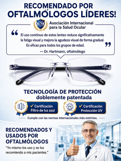 【Sin necesidad de examen de la vista】 Óptica de Jena - Lentes con enfoque automático