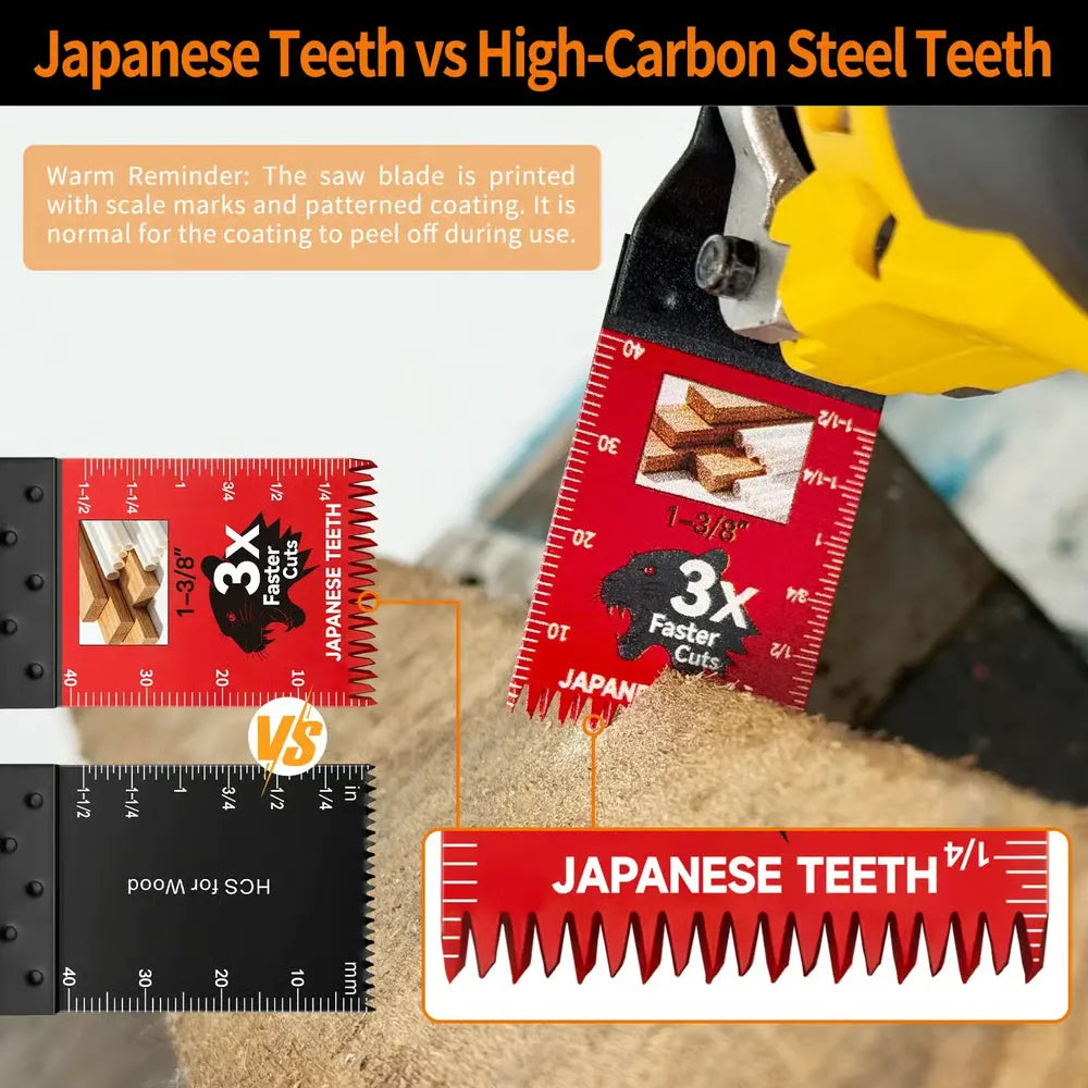 💖Hot 50% OFF🌹🛠️Japanese-Tooth Oscillating Saw Blades — Universal Fit 🪚