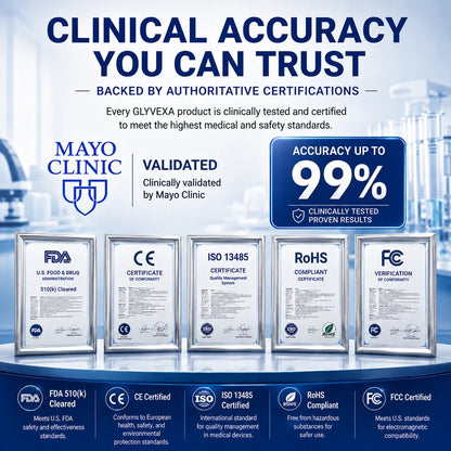🩺 GLYVEXA™ T7 Non-Invasive Glucose & Health Monitor | 🩸 No Finger Pricks Blo