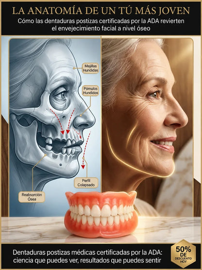 😁🦷 Prótesis dental completa médica certificada por ADA de EE. UU.