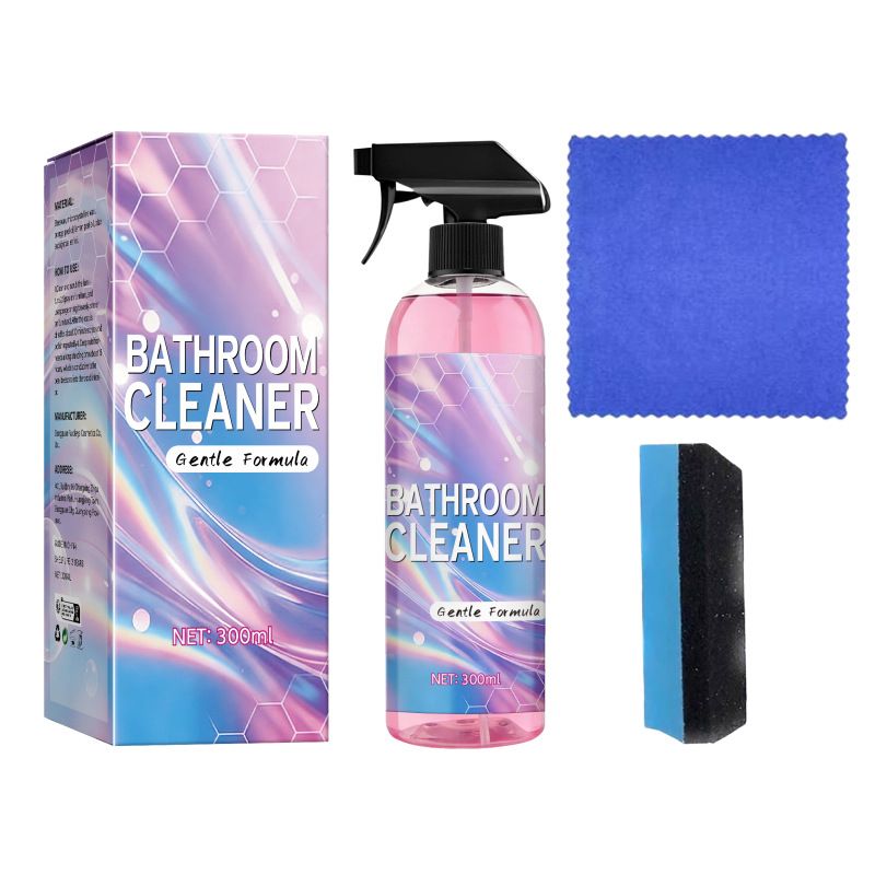 ✨✨ Bathroom Cleaner: Sparkle in Seconds, No Harsh Fumes