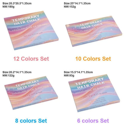 Temporary Hair Chalk Kit for Girls
