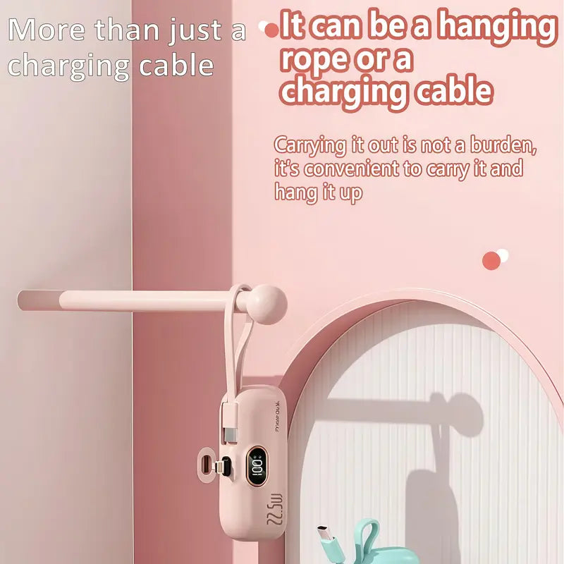 22.5W Fast Charging Capsule Power Bank