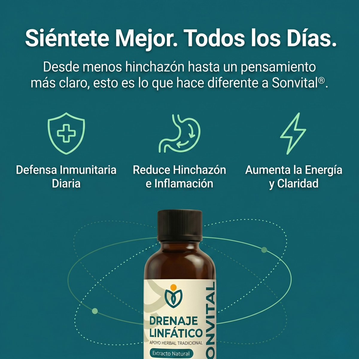 Nueva Fórmula de Máxima Potencia – Drenaje Linfático de SONVITAL™