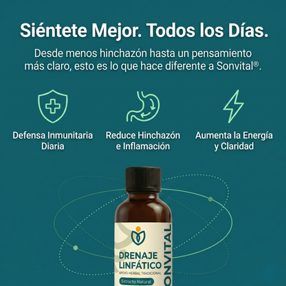 Nueva Fórmula de Máxima Potencia – Drenaje Linfático de SONVITAL™