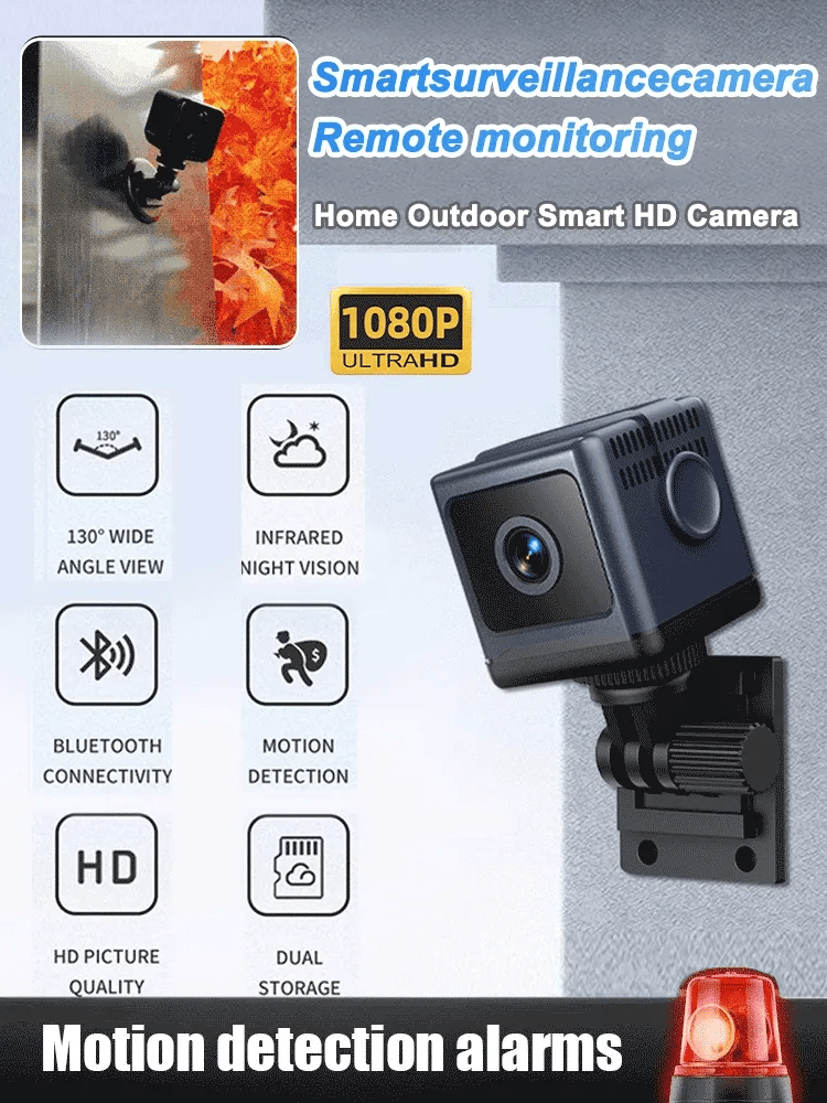 Smart WiFi Security Camera – 1080P HD, Night Vision, Motion Detection, Low Power