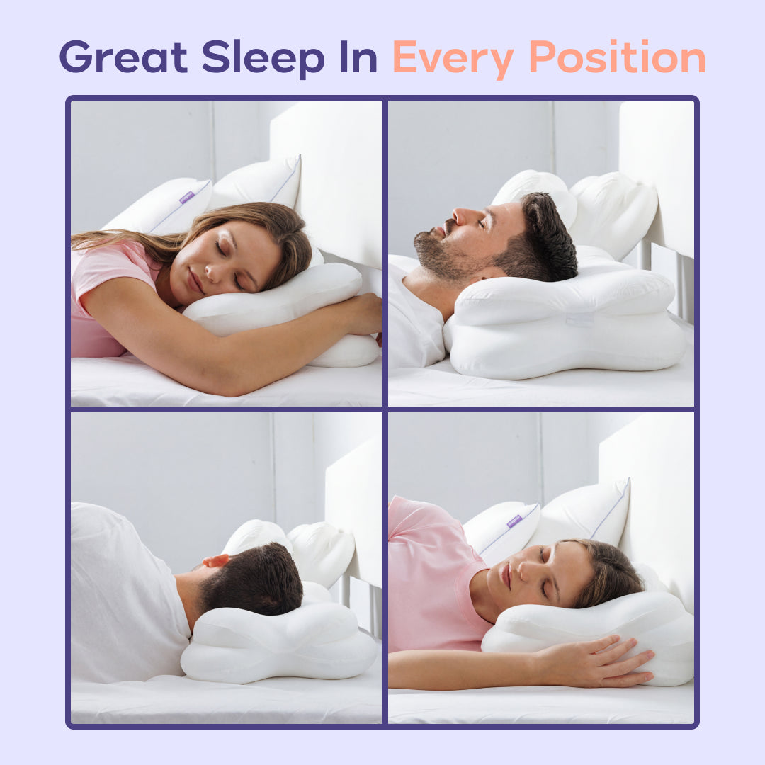 🥇 CloudAlign™ Pillow – Ergonomic Support for a More Comfortable Night's Sleep