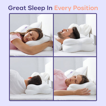 🥇 CloudAlign™ Pillow – Ergonomic Support for a More Comfortable Night's Sleep