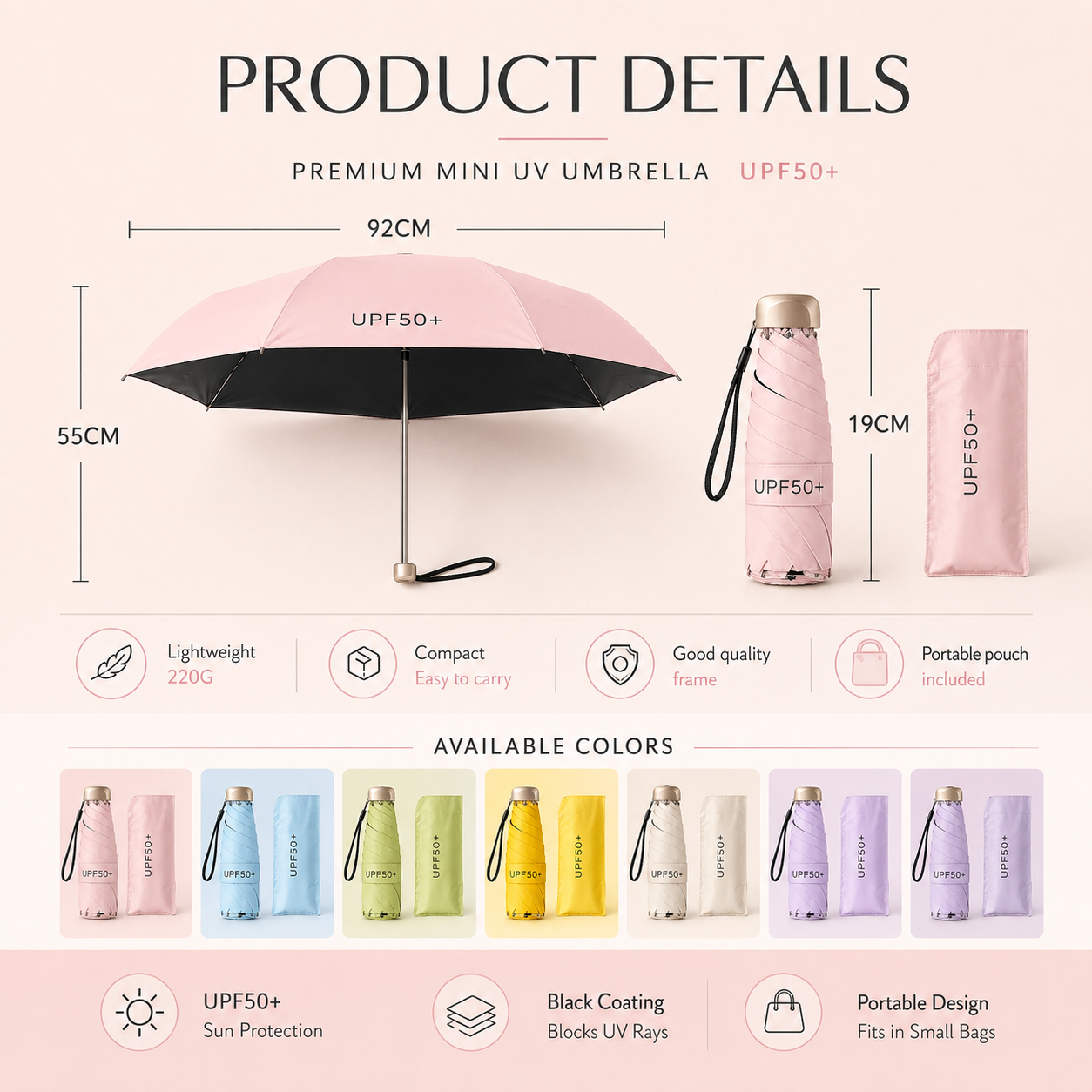 ⏰🔥 50% OFF – LIMITED TIME ONLY! ☂️ Portable Capsule Umbrella – Lightweight, Compact, and Ready for Anything 🌦️✨