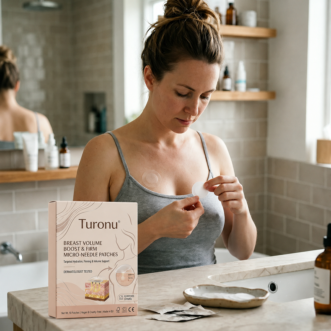 💥Turonu® 🦪Targeted Breast Enhancement Advanced Nano Microneedle Patch💃