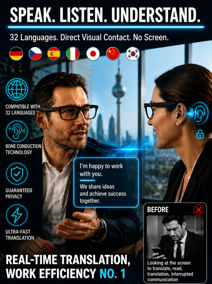👓 Smart glasses with zoom, color-changing lenses, and real-time AI translation