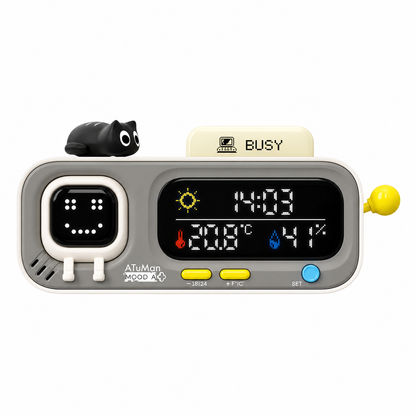 Smart Desk Clock & Climate Monitor by Livierro
