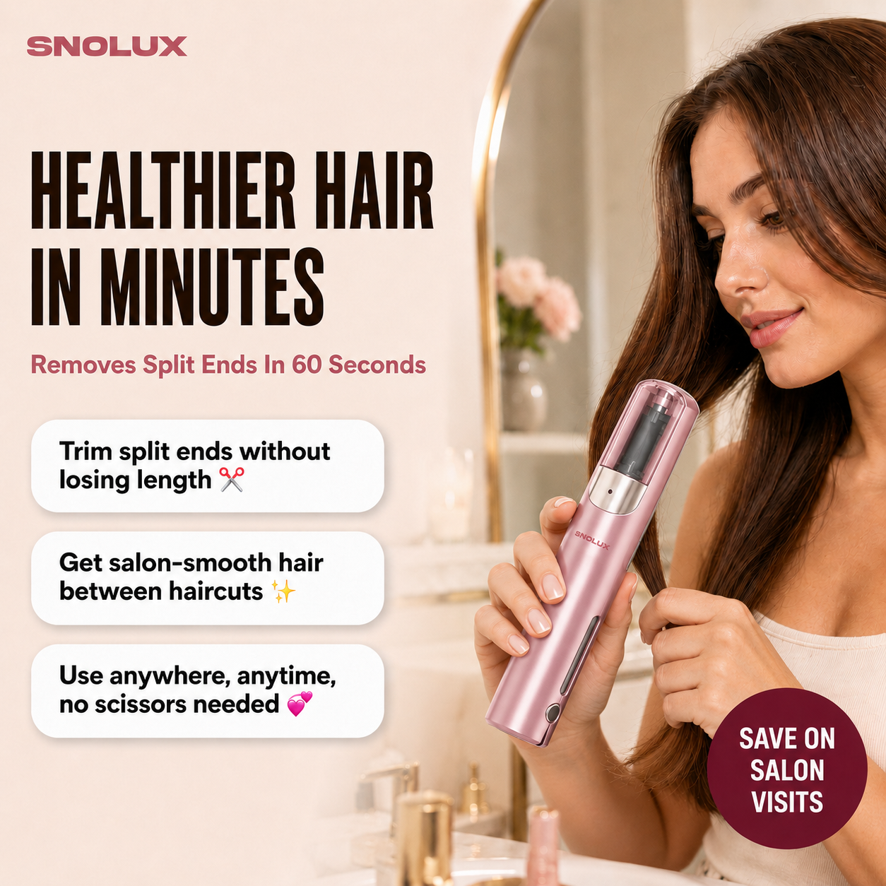 Snolux™ Split End Hair Trimmer