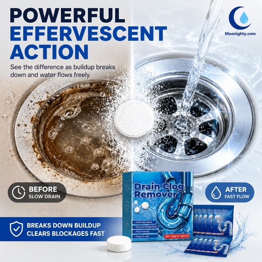 Effervescent Drain Clog Remover Tablets