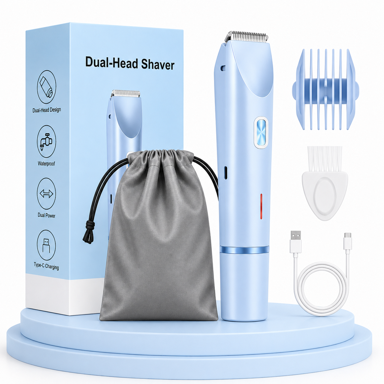 2 in 1 Women Body Shaver