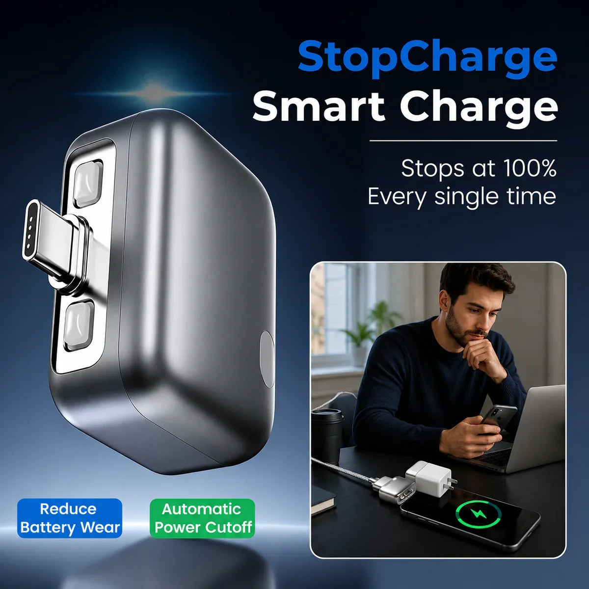 Lumova Autopop AI Charger ( 140W Fast Charging )