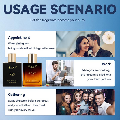 🌹 Gentlemen’s Fragrance Set with CEO MAN Perfume & G.O.A.T MAN Aroma