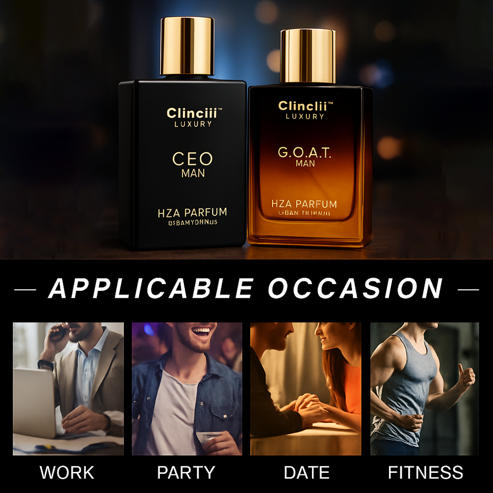 🌹 Gentlemen’s Fragrance Set with CEO MAN Perfume & G.O.A.T MAN Aroma
