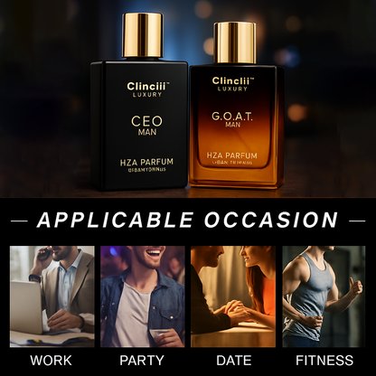 🌹 Gentlemen’s Fragrance Set with CEO MAN Perfume & G.O.A.T MAN Aroma