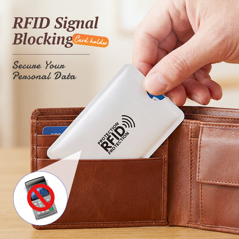 🔥8 Pack RFID Blocking Anti Theft Card Sleeves