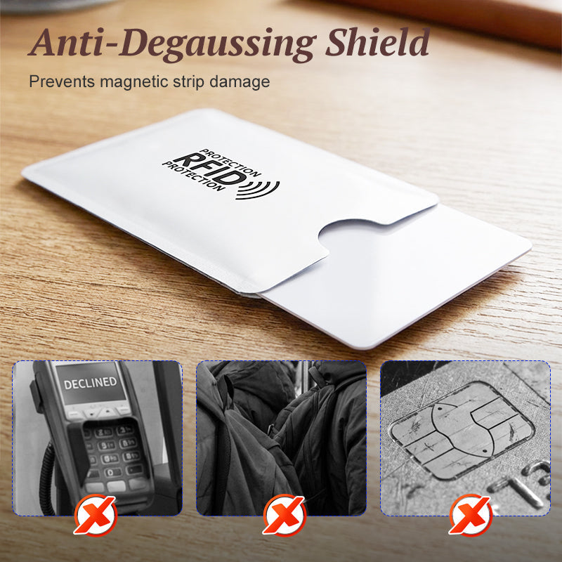 🔥8 Pack RFID Blocking Anti Theft Card Sleeves