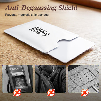 🔥8 Pack RFID Blocking Anti Theft Card Sleeves