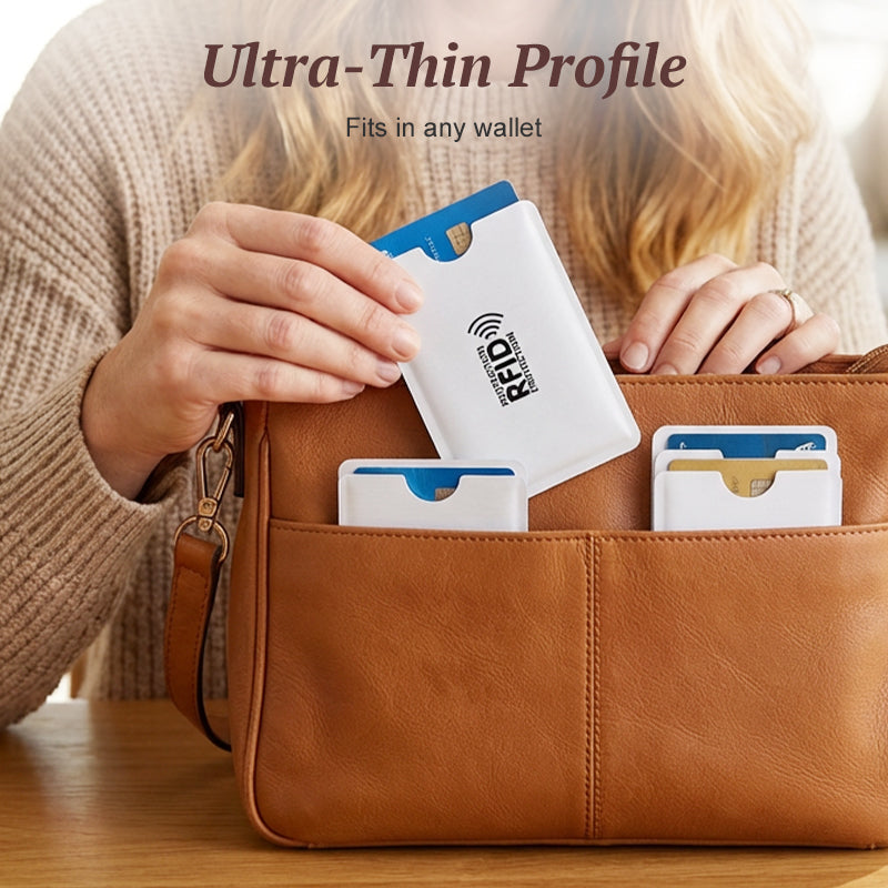 🔥8 Pack RFID Blocking Anti Theft Card Sleeves