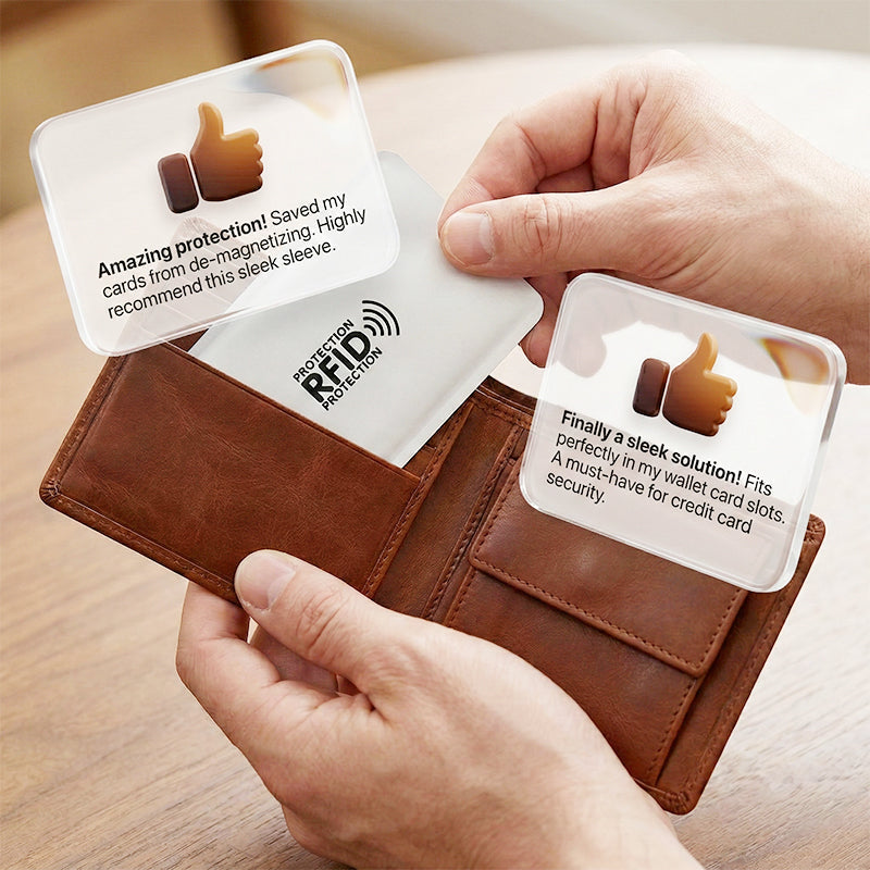 🔥8 Pack RFID Blocking Anti Theft Card Sleeves