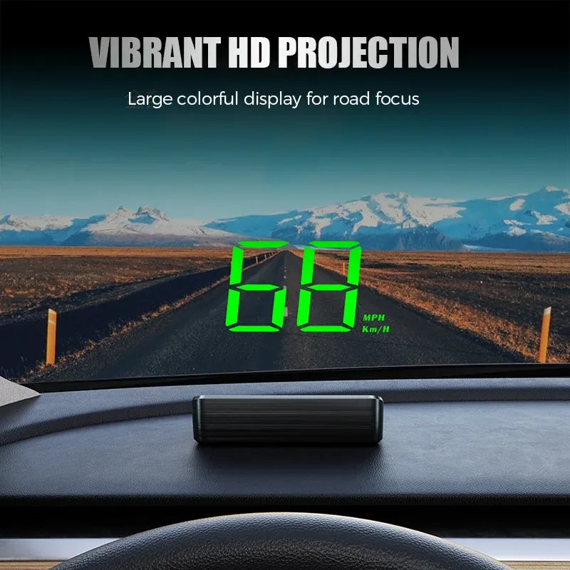 🔥New 2026 Model🚗 GPS Head-Up Display Speedometer – Digital HUD for Cars, Trucks & Motorcycles