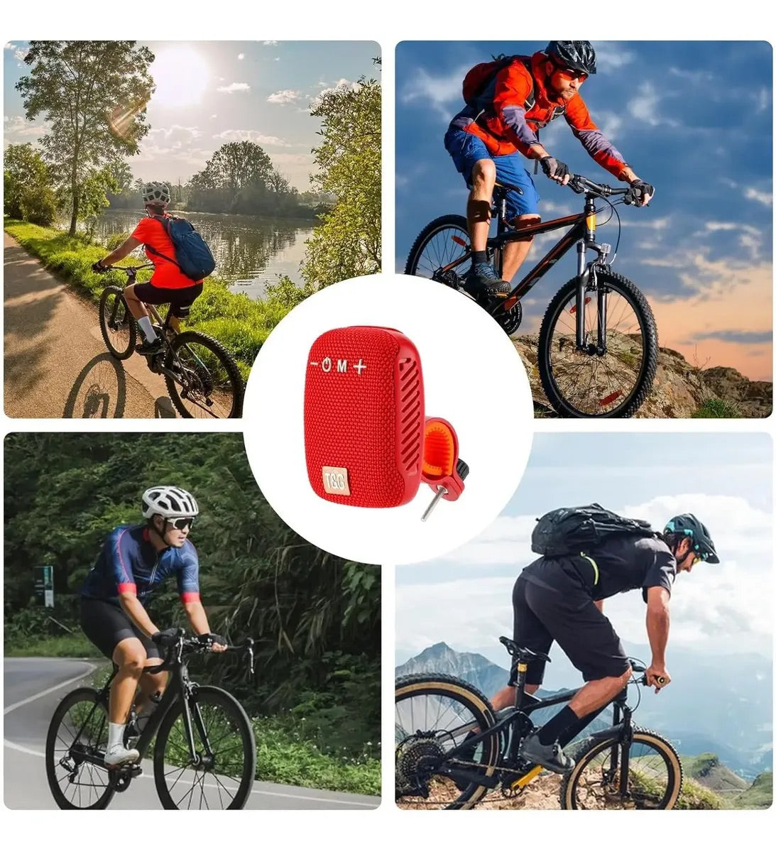 🎵 RideMusic Mini Portable Speaker 🔊 Big Sound, Small Size ✨