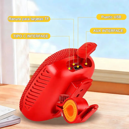 🎵 RideMusic Mini Portable Speaker 🔊 Big Sound, Small Size ✨