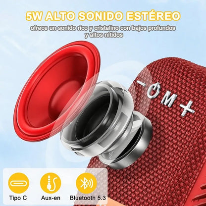 🎵 RideMusic Mini Portable Speaker 🔊 Big Sound, Small Size ✨