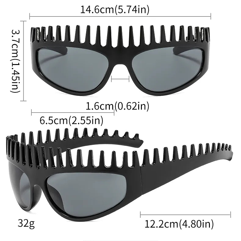 Fashionable New Style Hairband Sunglasses Personality Sun Protection Summer Shades Shape Making Sunglasses