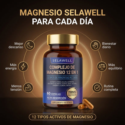 Complejo de Magnesio 12 en 1 - Selawell