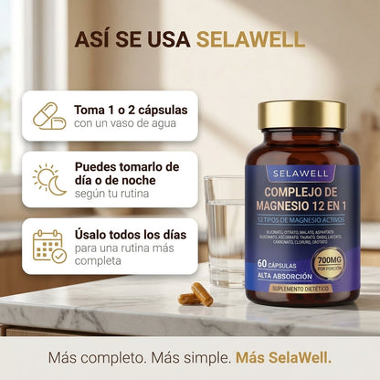 Complejo de Magnesio 12 en 1 - Selawell