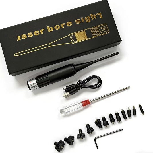 Professional Laser Bore Sight Kit Multiple Caliber Upgraded Green Bore Sighter