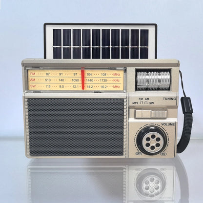 📻 Portable All-Band Classical Radio with Bluetooth Speaker & Solar Charging ☀️🔋