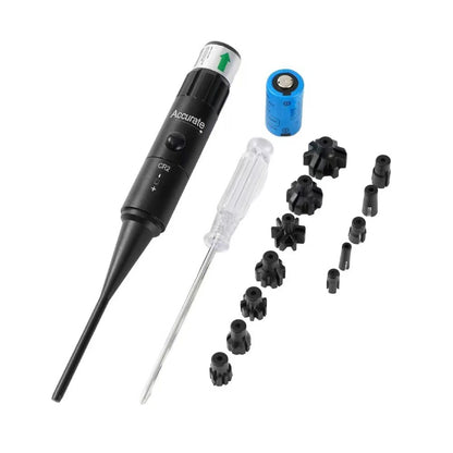 Professional Laser Bore Sight Kit Multiple Caliber Upgraded Green Bore Sighter