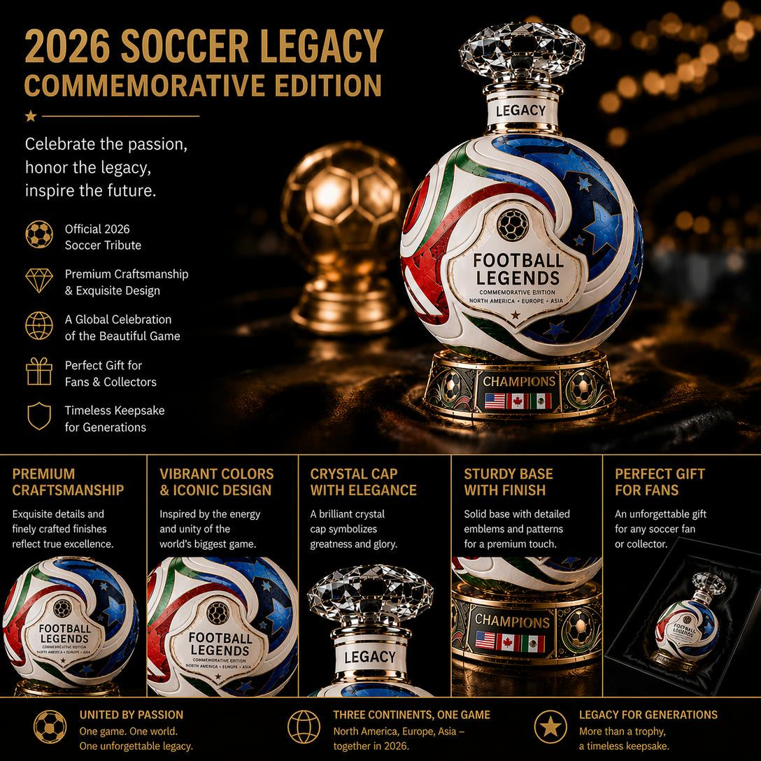 Own the Glory: 2026 World Cup Match Ball Decanter – Heritage Edition ⚽