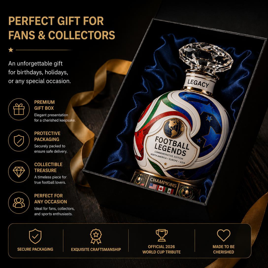 Own the Glory: 2026 World Cup Match Ball Decanter – Heritage Edition ⚽