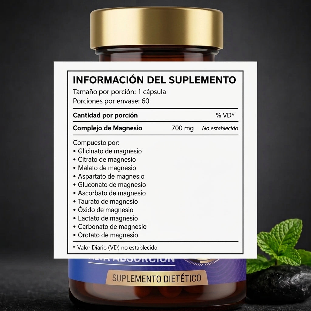 Complejo de Magnesio 12 en 1 - Selawell