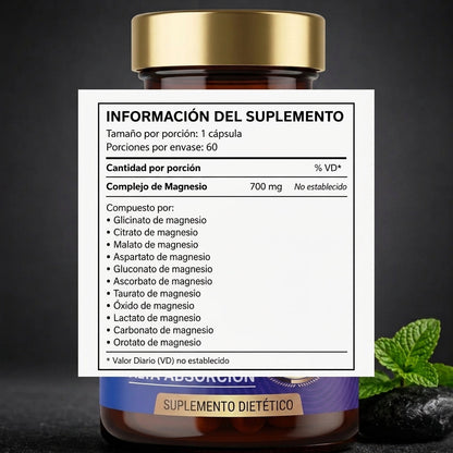 Complejo de Magnesio 12 en 1 - Selawell