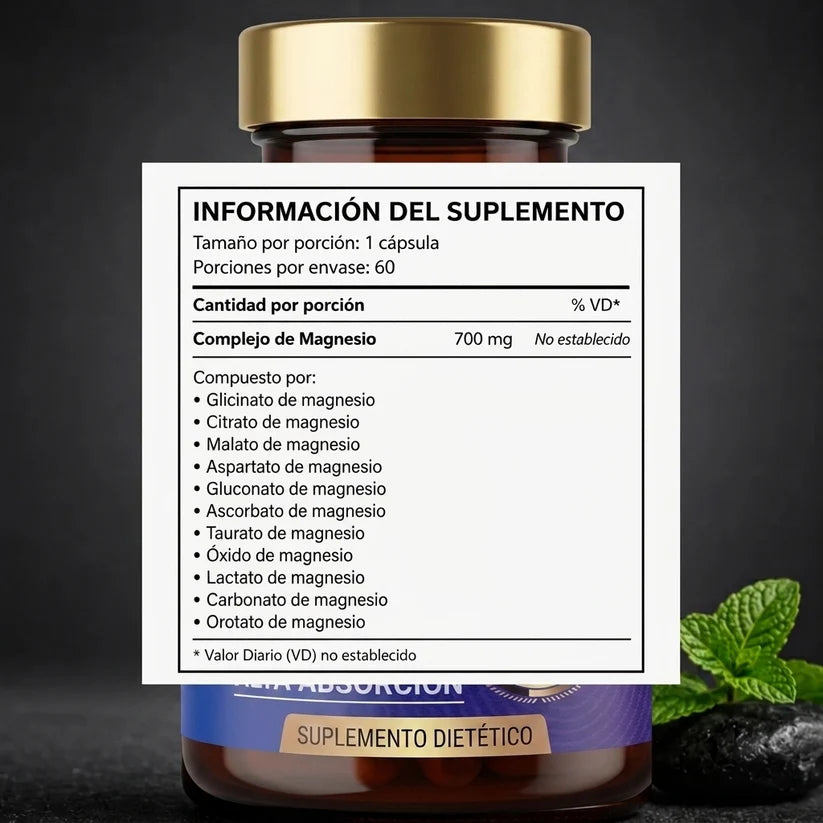🧲 Complejo de Magnesio 12 en 1 - Selawell