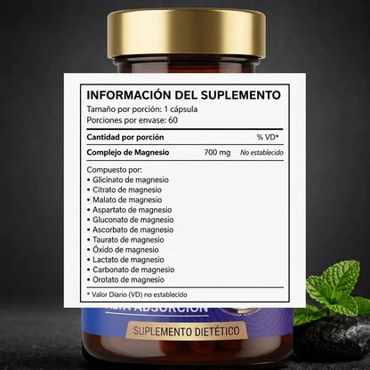 🧲 Complejo de Magnesio 12 en 1 - Selawell