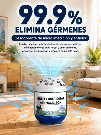 Caja eliminadora de polvo de nivel micrométrico