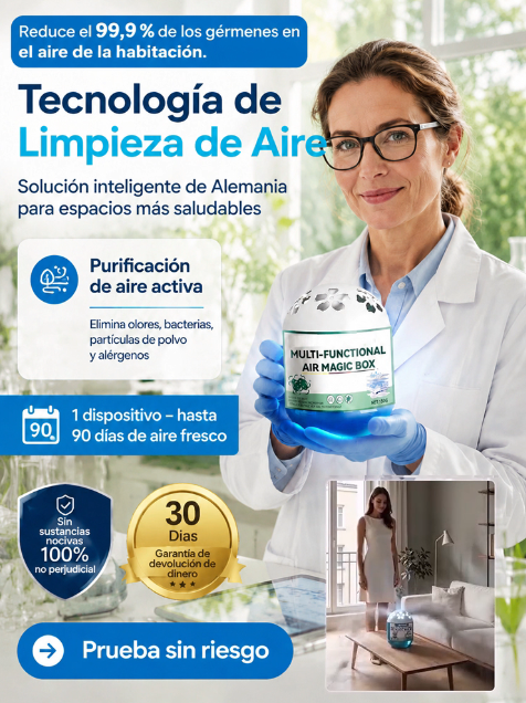Caja eliminadora de polvo de nivel micrométrico