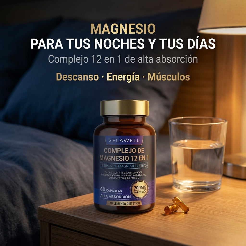 Complejo de Magnesio 12 en 1 - Selawell