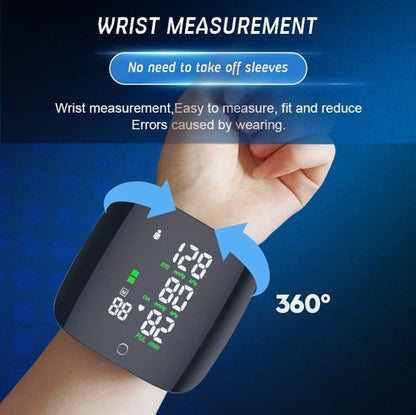 SmartPulse™ Wrist Blood Pressure Monitor | One-Touch, Rechargeable & Portable