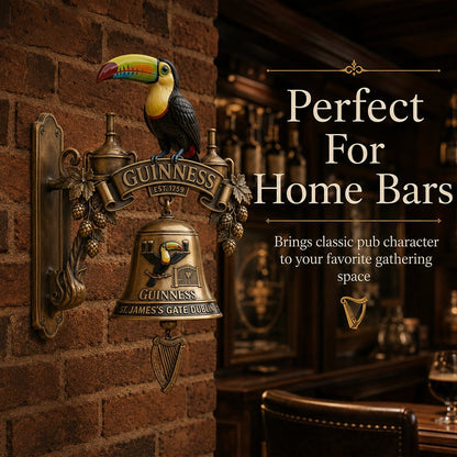 🍺Guinness Toucan Cast Iron Door Bell